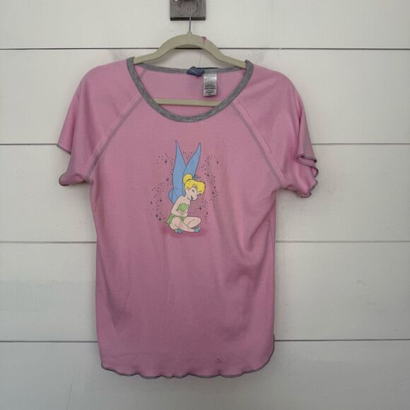 Disney Women’s Medium Tinkerbell Baby Tee Y2K 2000s New - Picture 1 of 5